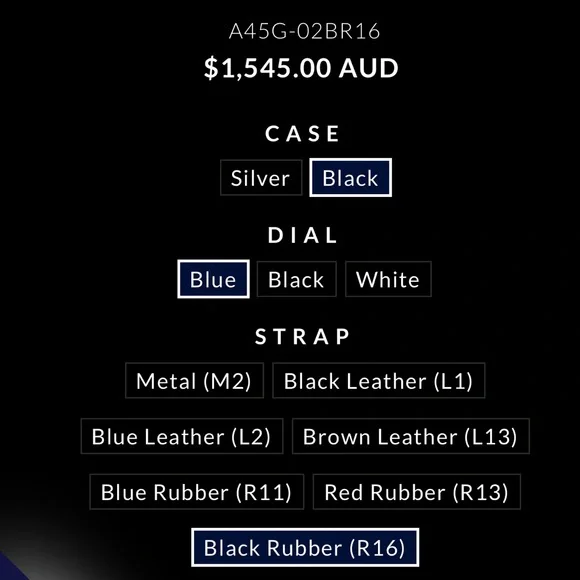 PANZERA Aquamarine 45 Automatic Wristwatch - Picture 9 of 11